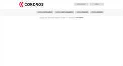 Desktop Screenshot of cordros.com